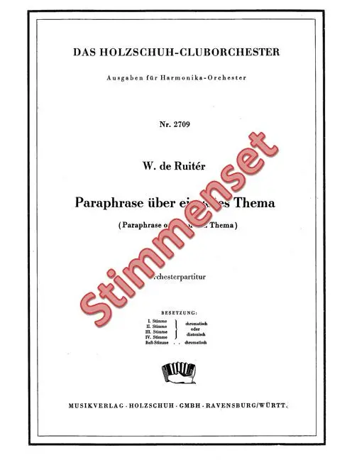 Paraphrase über ein altes Thema